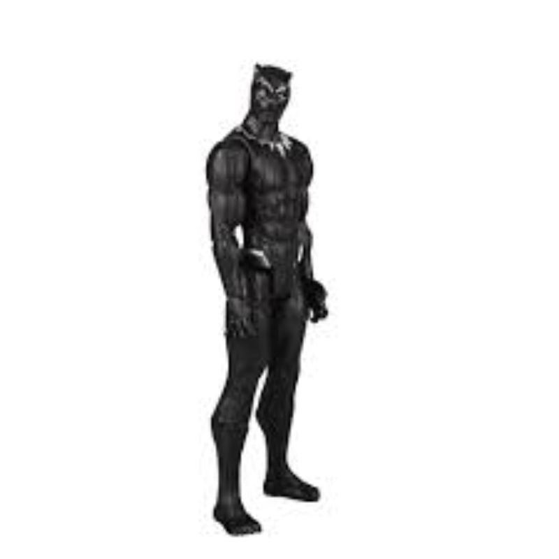 Figurina Black Panther, Titan Hero, 30 cm, negru, 3 ani+