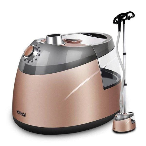 Aparat de calcat profesional Garment Steamer DSP, Vertical, Putere 2000 W, 4 Trepte de putere, Talpa metalica, Capacitate bazin 2.5 L, Dubla protectie la supraincalzire