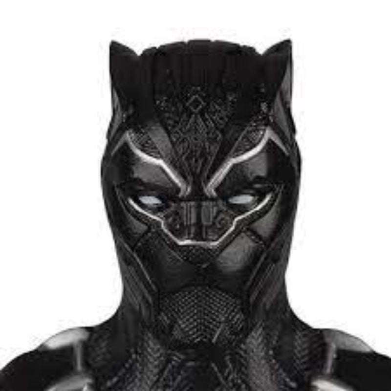 Figurina Black Panther, Titan Hero, 30 cm, negru, 3 ani+
