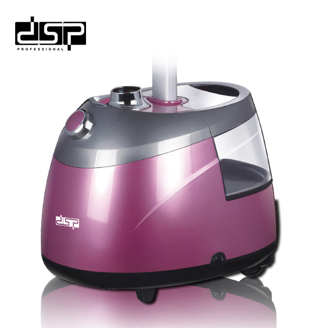 Aparat de calcat profesional Garment Steamer DSP, Vertical, Putere 2000 W, 4 Trepte de putere, Talpa metalica, Capacitate bazin 2.5 L, Dubla protectie la supraincalzire