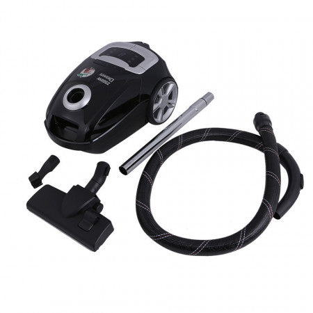 Aspirator puternic 2500W, Dessini DS-777, Sac reutilizabil, Filtru aer 6 niveluri, HEPA, Display LED, Super silentios