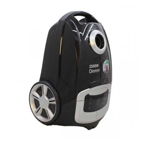 Aspirator puternic 2500W, Dessini DS-777, Sac reutilizabil, Filtru aer 6 niveluri, HEPA, Display LED, Super silentios