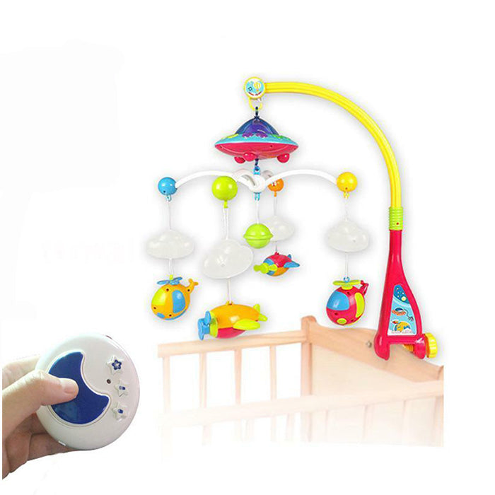 Carusel Interactiv Multifunctional, Jolie Magic Night, Accesorizat cu Proiector de Veghe Echipat cu 108 melodii