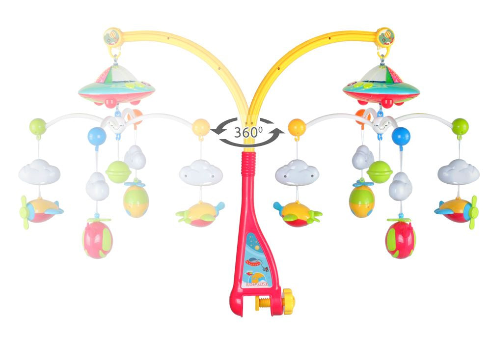 Carusel Interactiv Multifunctional, Jolie Magic Night, Accesorizat cu Proiector de Veghe Echipat cu 108 melodii