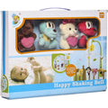 Carusel rotativ pentru patut bebelusi cu 4 figurine plus, HAPPY SHAKING BELL - xStoc