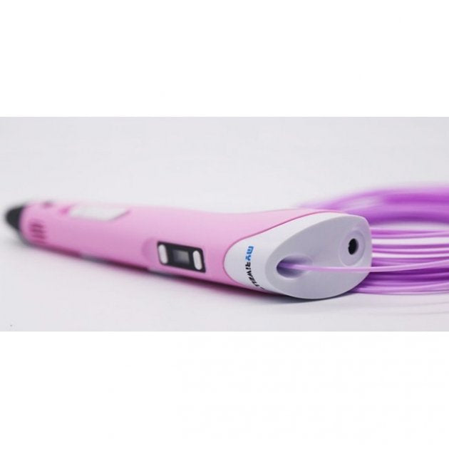 Creion 3D Pen pentru Desenat Obiecte 3D, filament 1.75 mm ,temperatura 230C, roz,