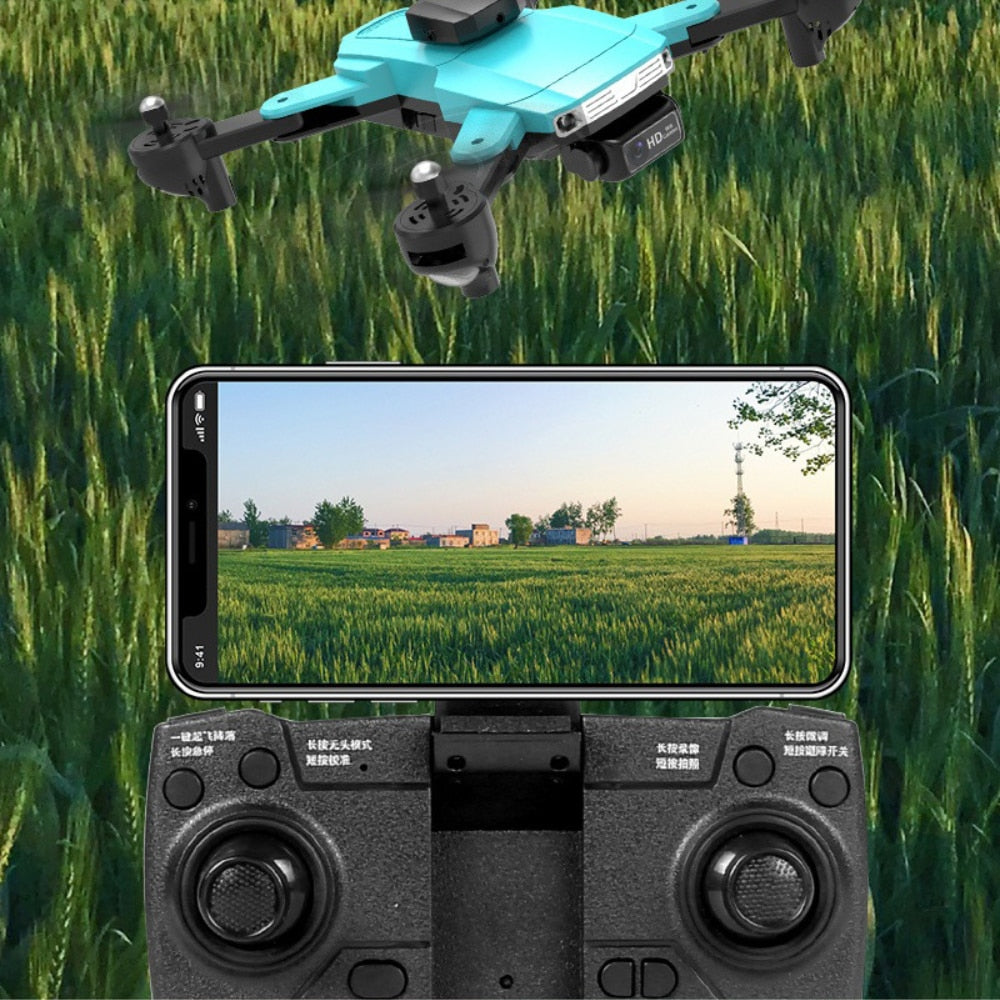 Drona HD dual camera 12MP, SKY91, 2.4G, Rotatie in aer 360 grade, Viteza maxima: 3m/s Zoom: 50x