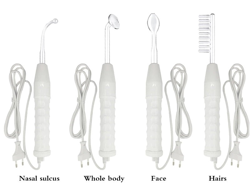 Electroderm Portabil Cosmetica cu 4 Capete Lumina Mov (Anti-Acnee) - xStoc