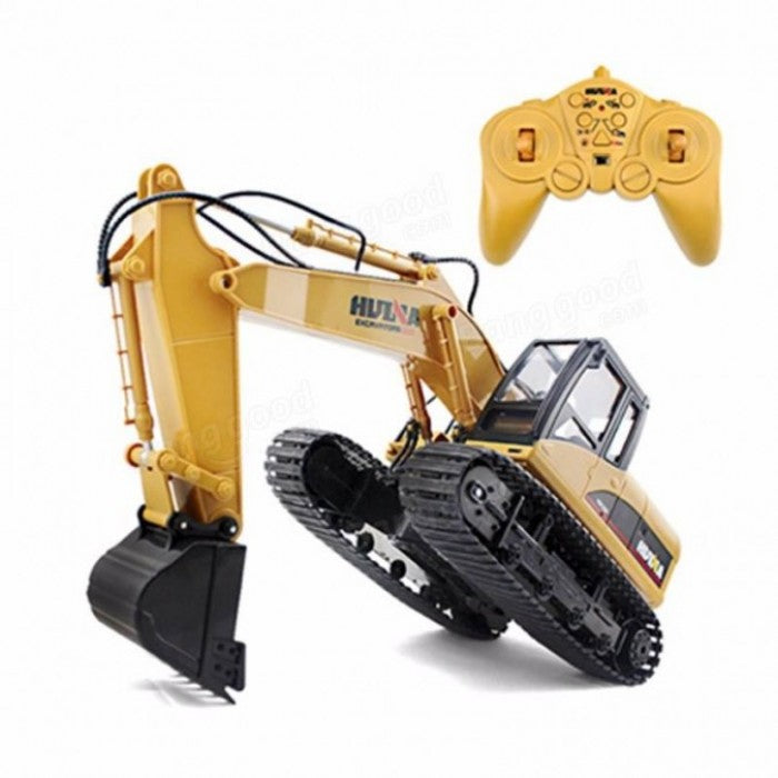 Excavator cu telecomanda Cupa Metalica scara 1/14 2.4Ghz -15 Functii