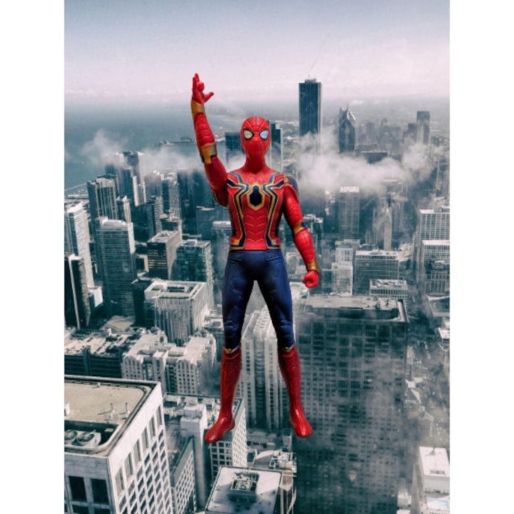 Figurina articulata Spiderman, 25 cm Avengers EndGame, Multicolor, 3 ani - xStoc