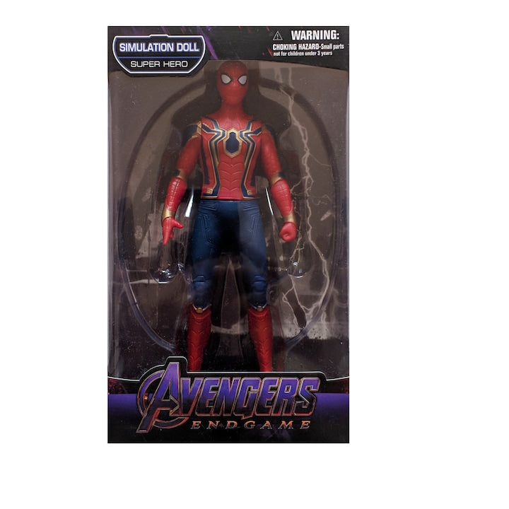 Figurina articulata Spiderman, 25 cm Avengers EndGame, Multicolor, 3 ani - xStoc