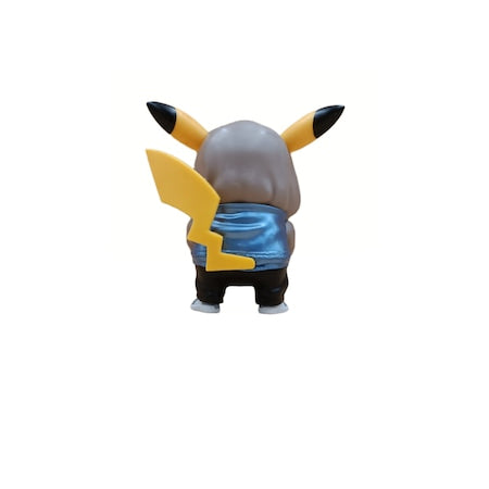 Figurina  Pokemon Pikachu, Model Bataus, din Plastic cauciucat, 10 cm, Multicolor