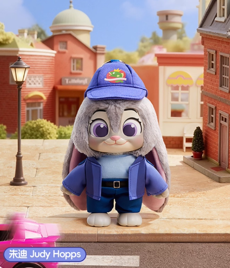 Figurina surpriza Blind Box Zootopia 2 City Residents Series (pluș moale din vinil)