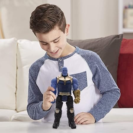 Figurina Thanos, Titan Hero ,30 cm, multicolor Sunete si lumini