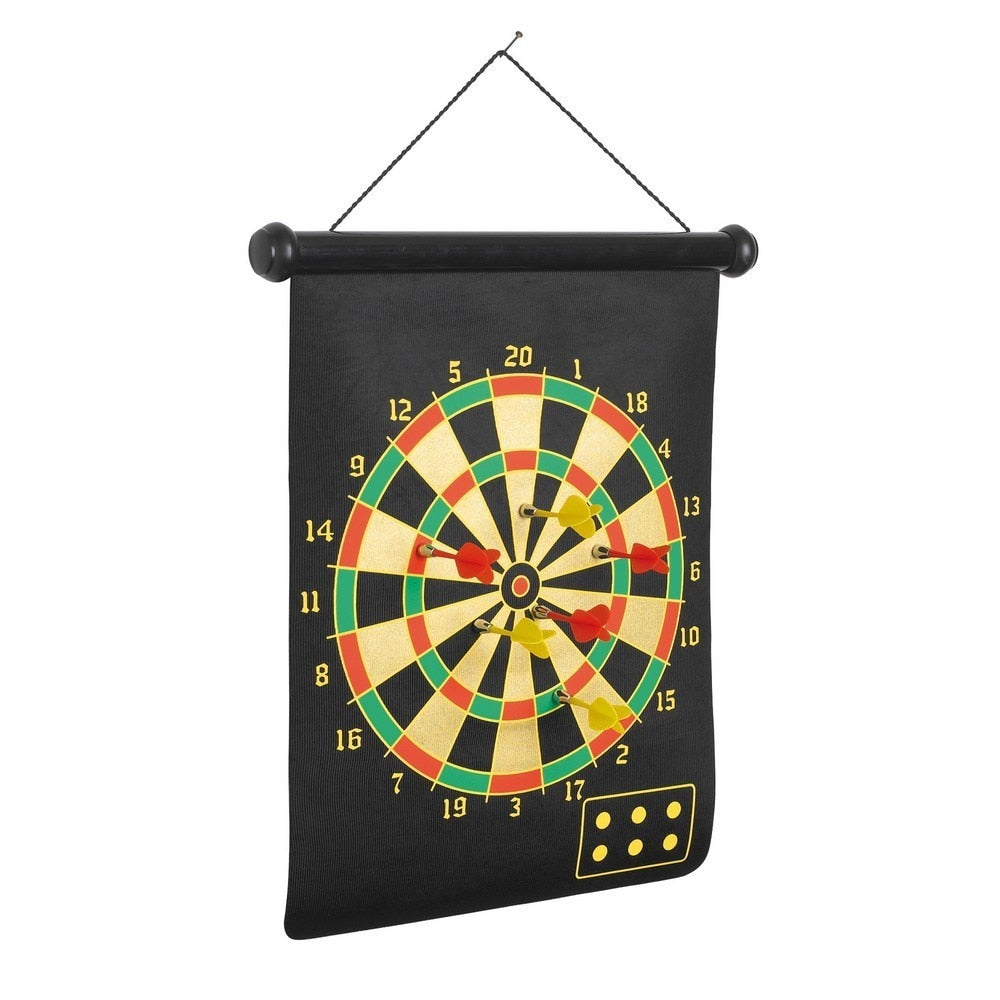Joc Darts Magnetic cu 6 sageti incluse si Doua Fete 40 x 50 cm