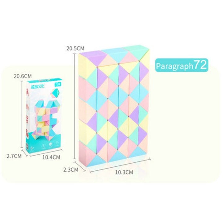 Joc de inteligenta Magic Snake, MoYu, Plastic, Multicolor - xStoc