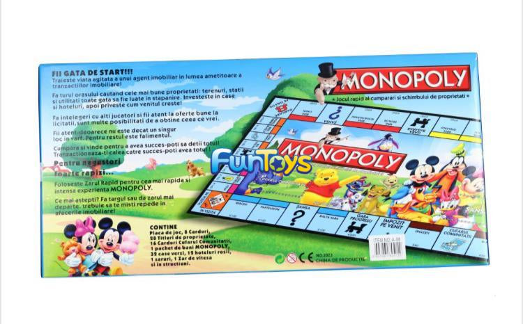 Joc de societate Monopoly, Winnie the Pooh si Prietenii, limba romana, pentru copii si adulti, 8 ani + - xStoc