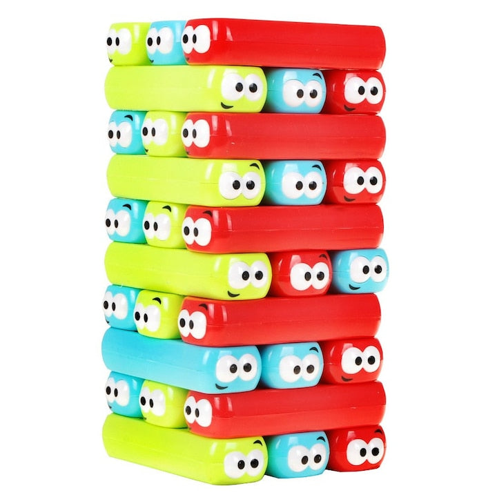 Joc Jenga Junior, 30 x 10.5 x 10 cm, Multicolor - xStoc