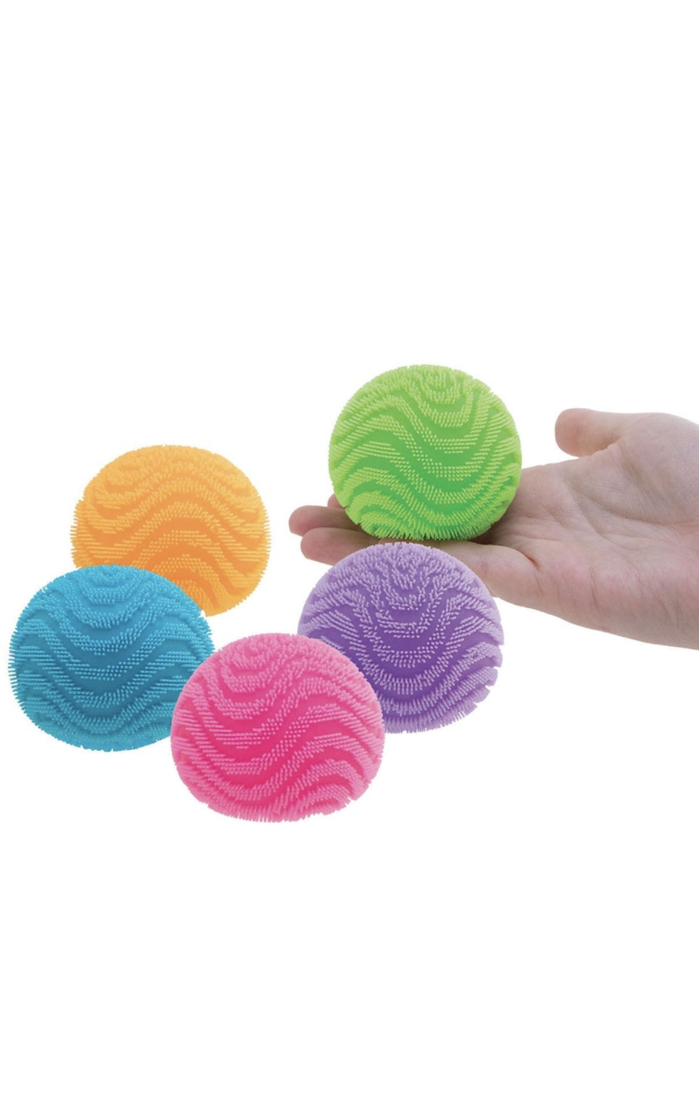 Jucarie antistres Fuzz Ball NeeDoh, 6,3 cm Verde