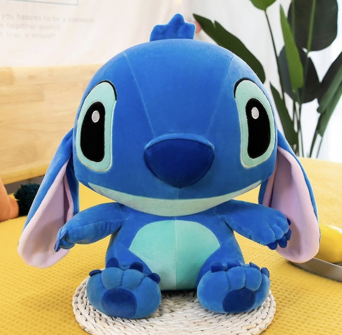 Jucarie de plus, Personaje din Lilo si Stitch, Albastru, 45 cm