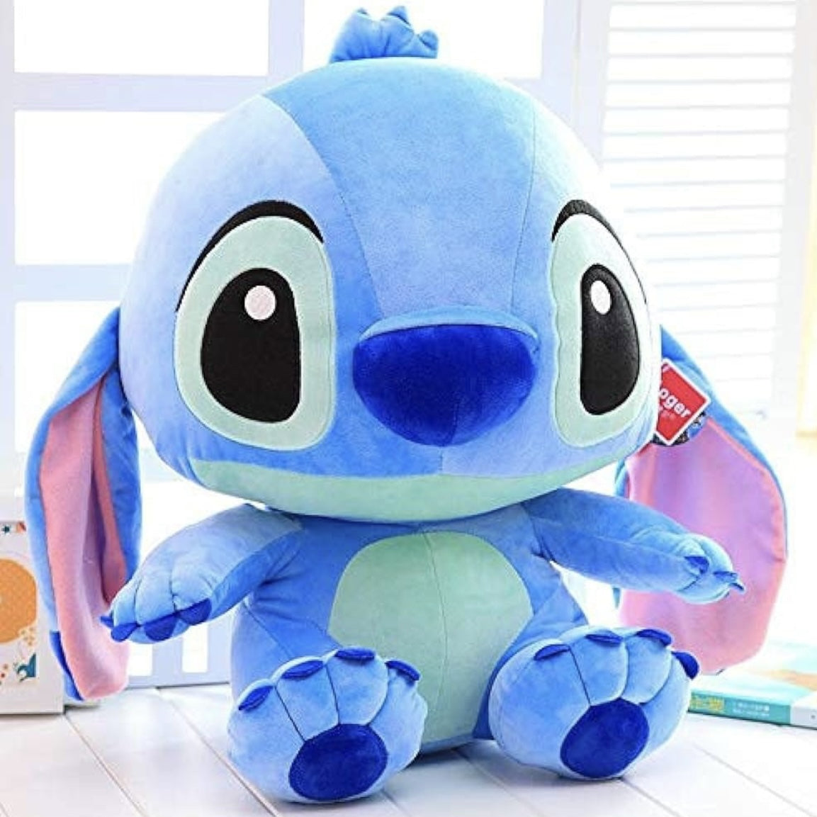 Jucarie de plus, Personaje din Lilo si Stitch, Albastru, 45 cm