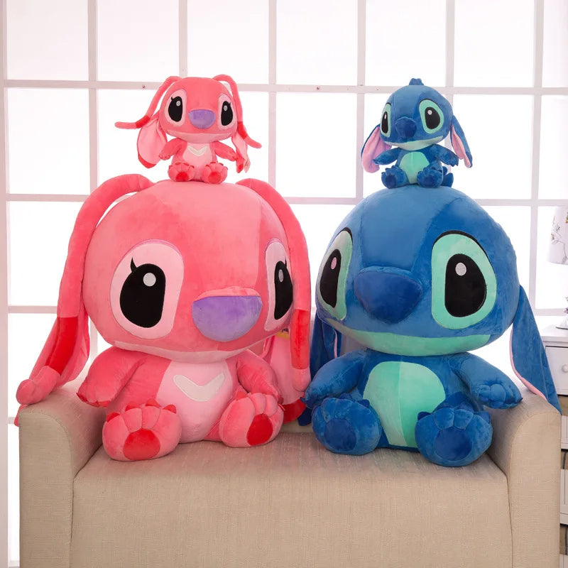 Jucarie de plus Stitch si Angel, Personajele Din Lilo Si Stitch 65 cm ( 1buc)