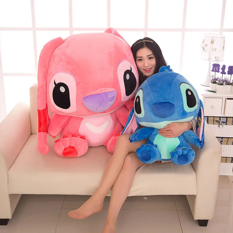 Jucarie de plus Stitch si Angel, Personajele Din Lilo Si Stitch 65 cm ( 1buc)