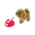 Jucarie interactiva, Catelusul Vesel, se deplaseaza, misca capul, sunete, maro, 18 m