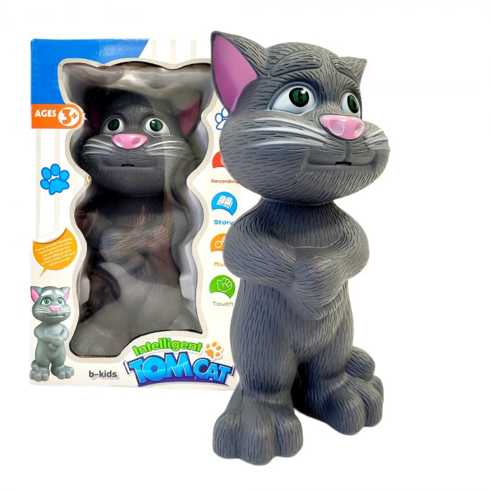 Jucarie interactiva Talking Tom Cat - Intelligent, motanul vorbăreț