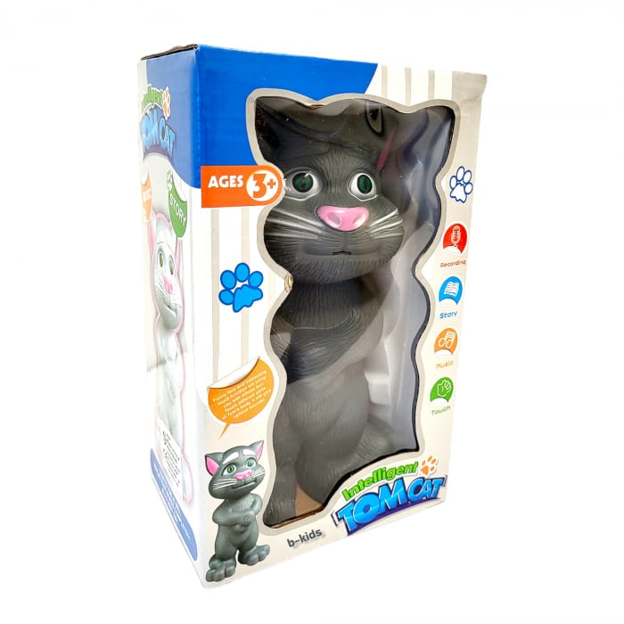 Jucarie interactiva Talking Tom Cat - Intelligent, motanul vorbăreț