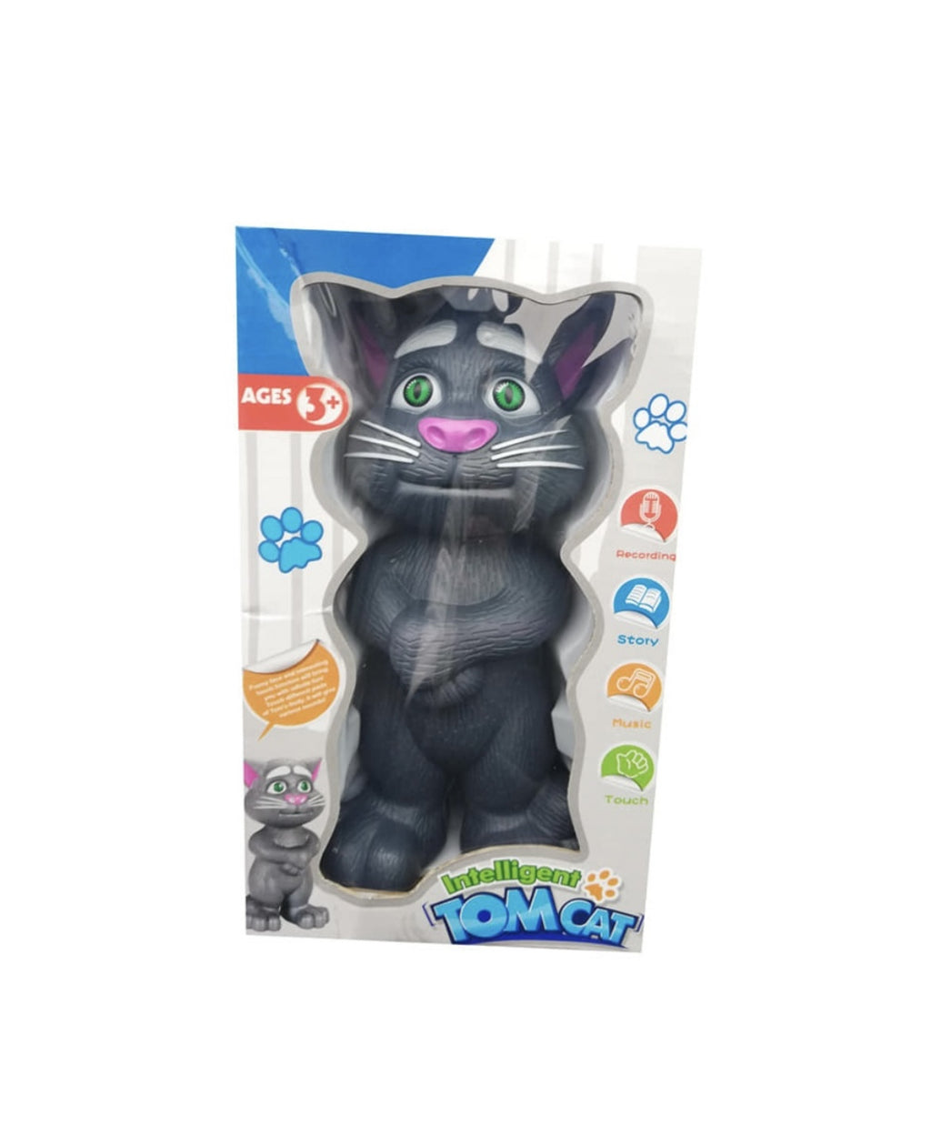 Jucarie interactiva Talking Tom Cat - Intelligent, motanul vorbăreț