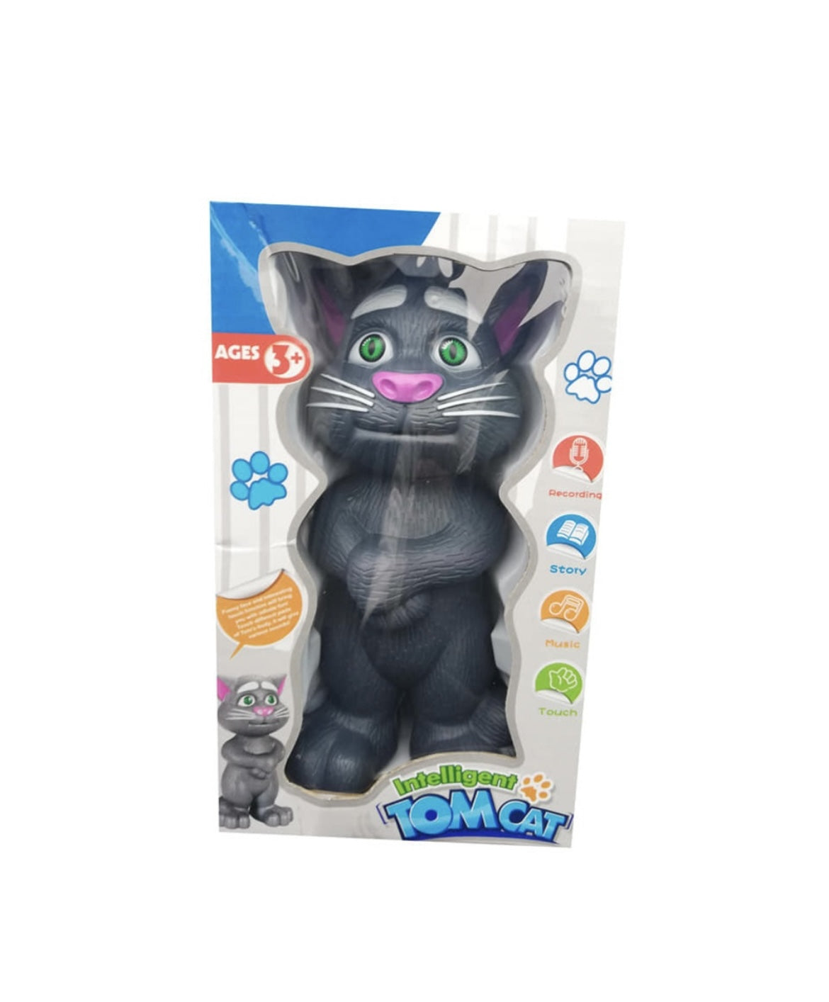Jucarie interactiva Talking Tom Cat - Intelligent, motanul vorbăreț