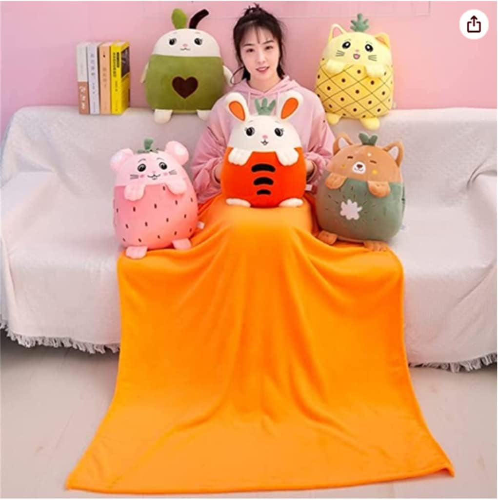 Jucarie plus tip perna 40 cm, cu Pătură de jucărie 160x110 cm