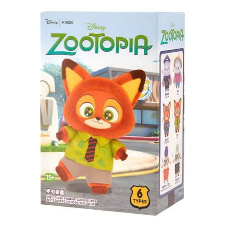Jucarie Plus, Zootopia, Zootropolis, Judy Iepurele, Nick Vulpea sau Oita Primar, Mystery Box