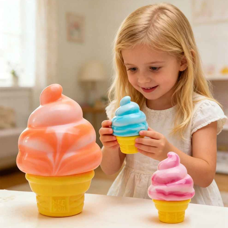 Jucărie Senzorială Anti-Stres, Squeeze, Ice Cream Squishy,  mystery box