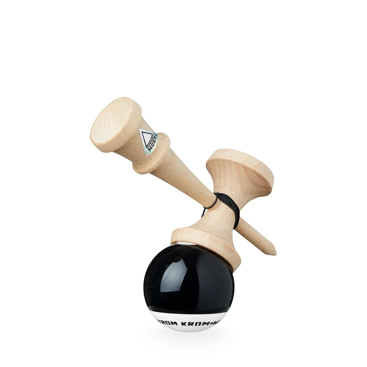 Kendama Tip KROM Pop Chrome Pop LOL Clear, Negru
