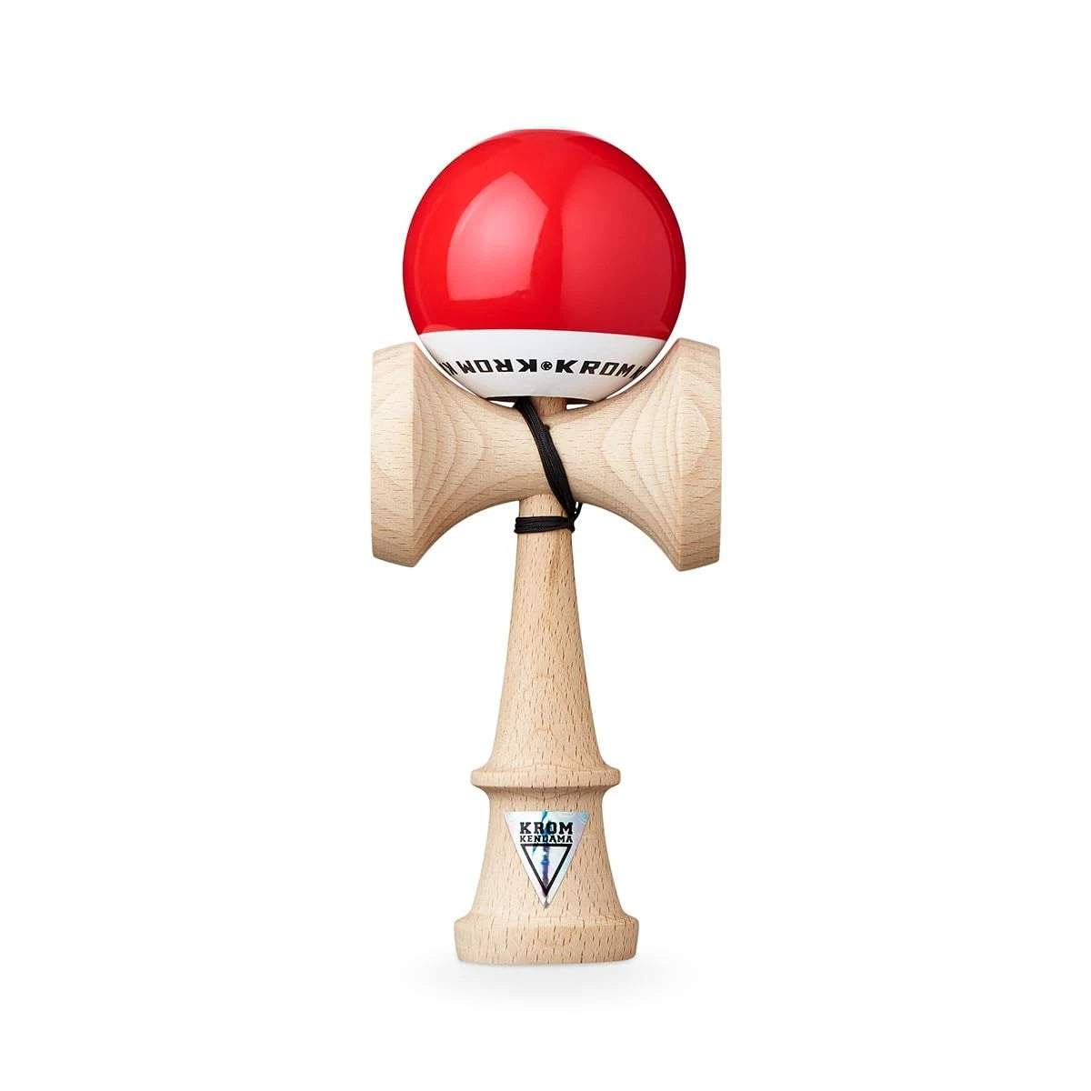 Kendama Tip KROM Pop Chrome Pop LOL  Clear, Rosu