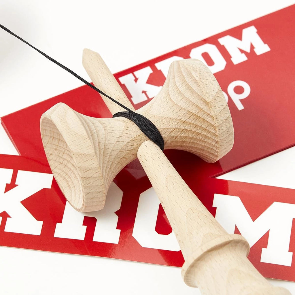 Kendama Tip KROM Pop Chrome Pop LOL  Clear, Rosu