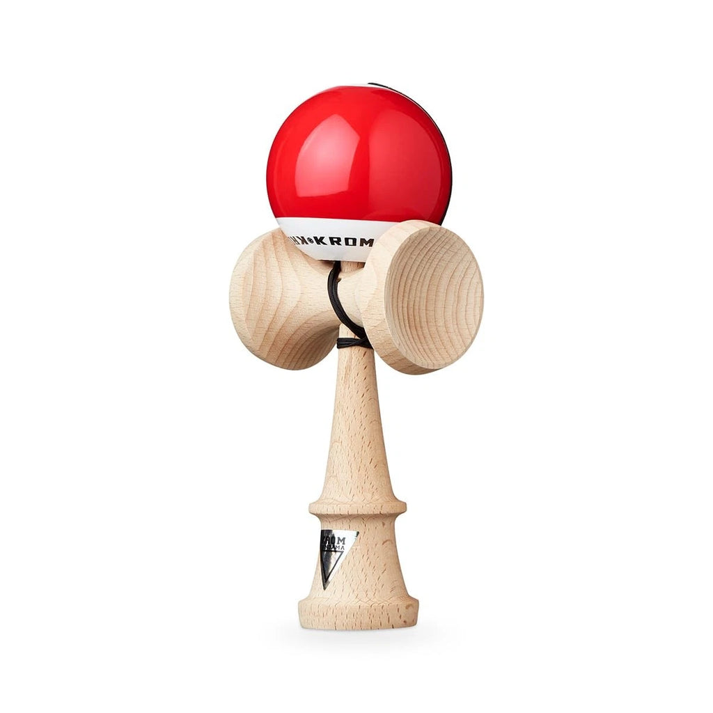 Kendama Tip KROM Pop Chrome Pop LOL  Clear, Rosu