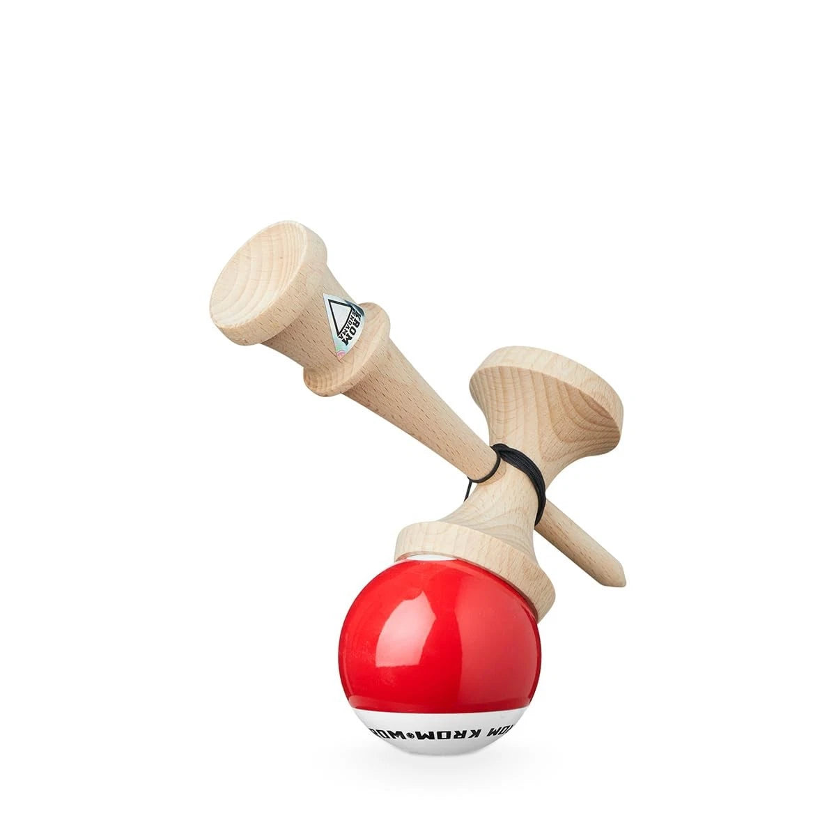 Kendama Tip KROM Pop Chrome Pop LOL  Clear, Rosu