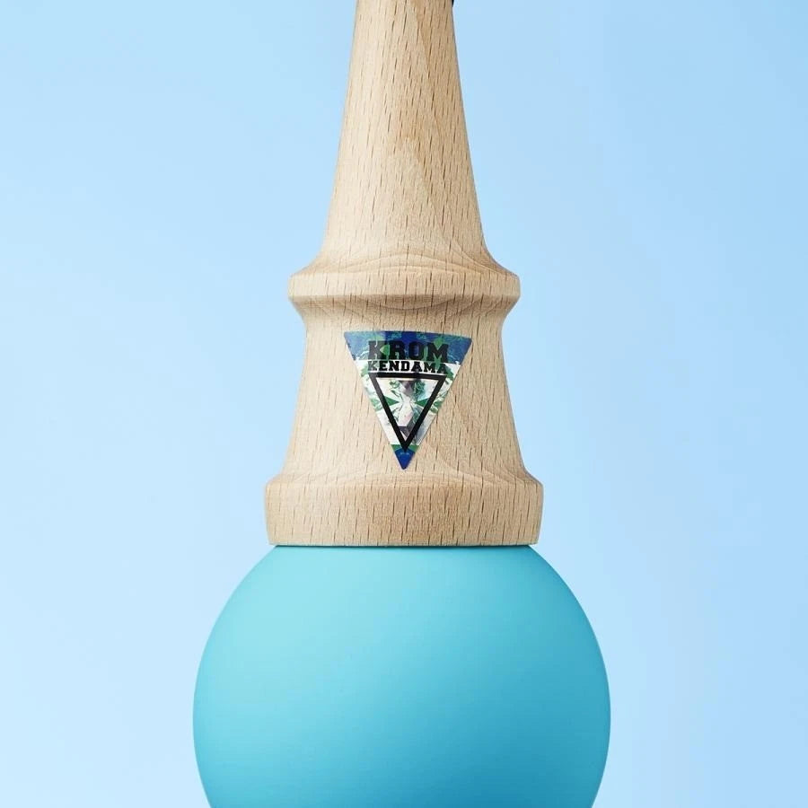 Kendama Tip KROM Pop Chrome Pop LOL Clear, Sky Blue