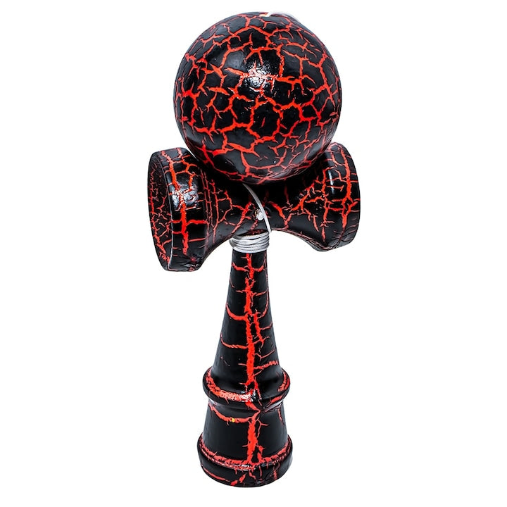 Kendama profesională din lemn, jucărie japoneză, design crăpat CRACK, culoare Roșu/Negru Nu există recenzii încă.