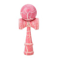 Kendama profesionala roz, Lemn, 18 cm