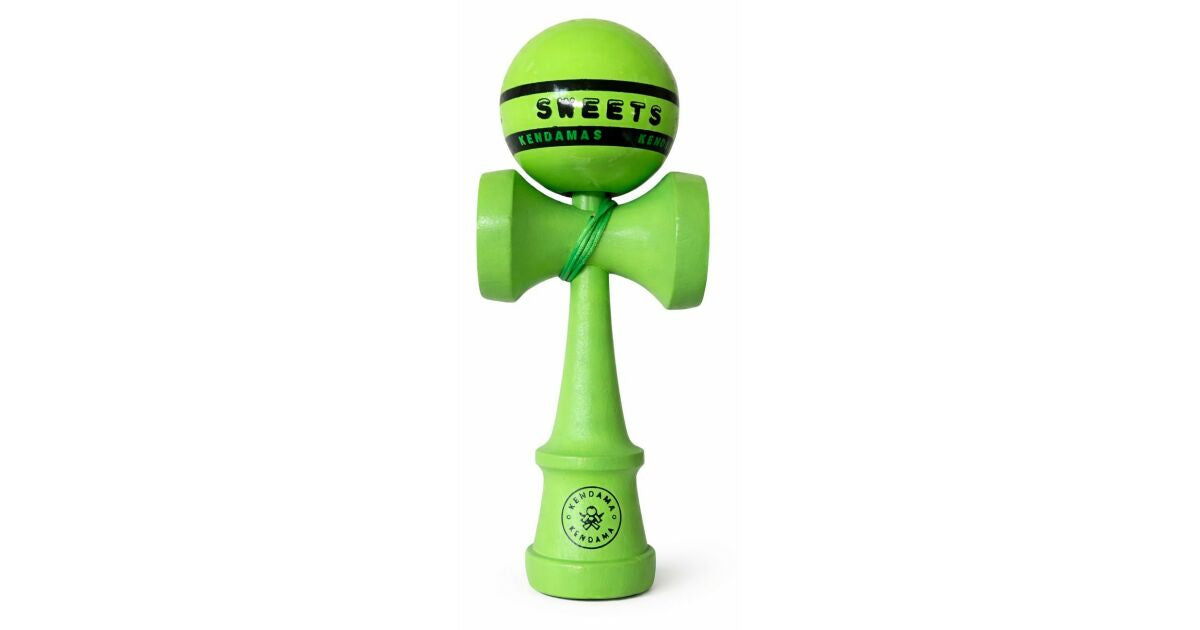 Kendama Starter Sweets, formă nouă Amped, ALL Green