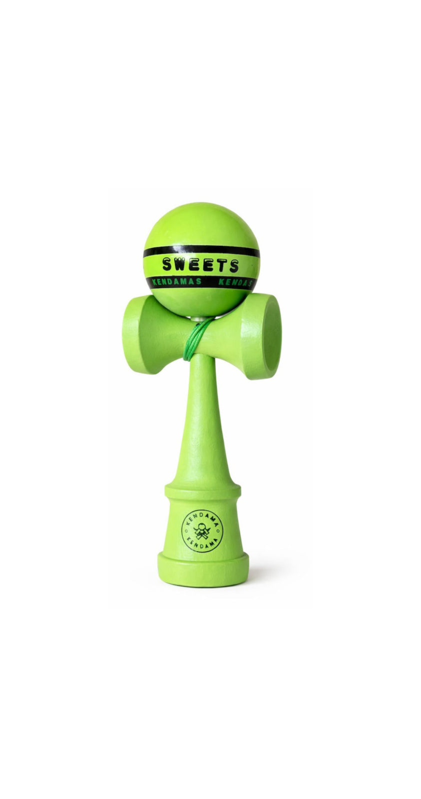 Kendama Starter Sweets, formă nouă Amped, ALL Green