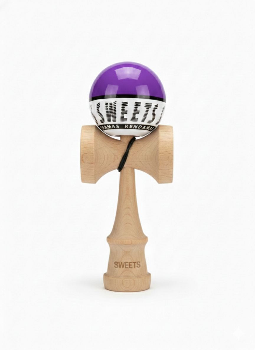 Kendama Starter Sweets, formă nouă Amped, rulment si ata de rezerva MOV
