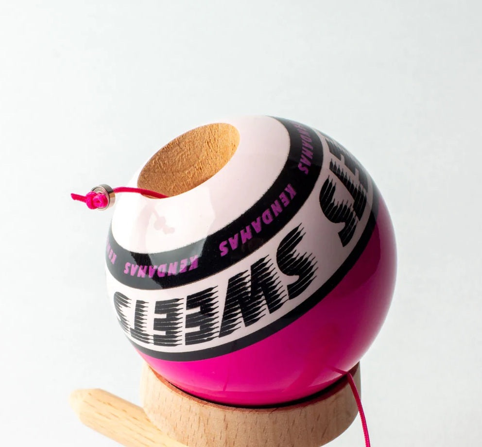 Kendama Starter Sweets, formă nouă Amped, rulment si ata de rezerva ROZ