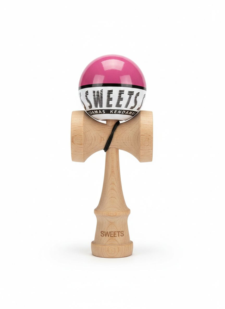 Kendama Starter Sweets, formă nouă Amped, rulment si ata de rezerva ROZ