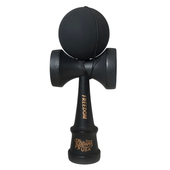 Kendama USA Forever - Bila cu Rubber Grip (All Black Edition)