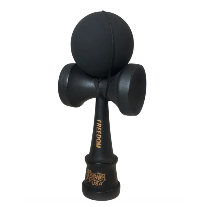 Kendama USA Forever - Bila cu Rubber Grip (All Black Edition)